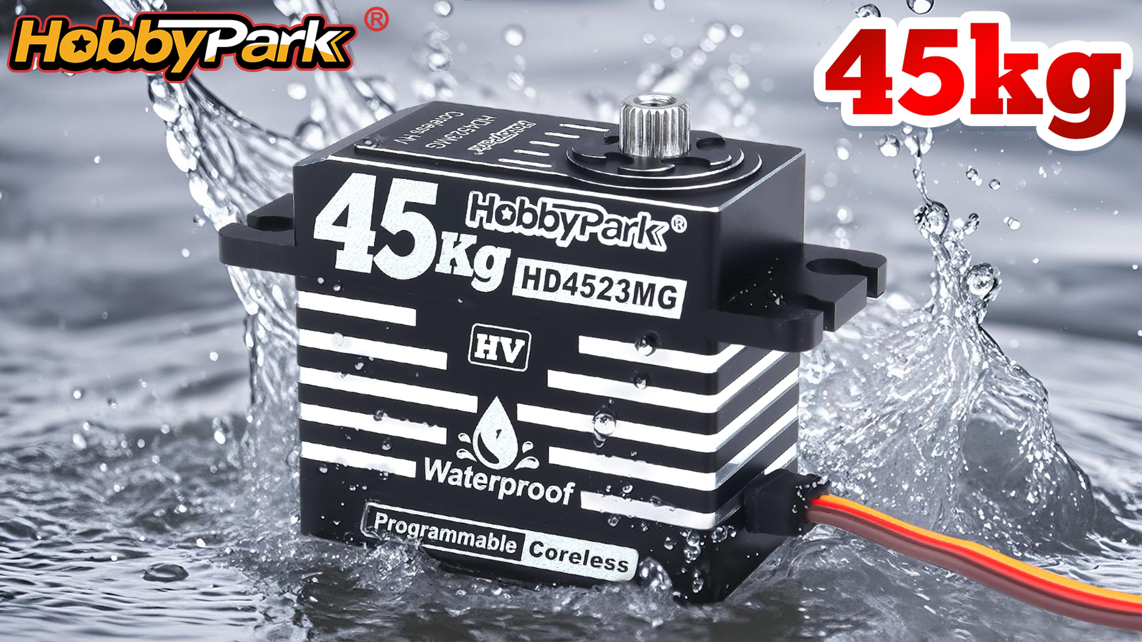 Amazon.com: HobbyPark Waterproof 45KG Servo Coreless Motor 8.4V HV